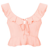 Summer solid color vest Slim wild exposed