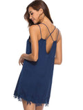 azmodo Plain Sleeveless Casual Women's Sexy Dress