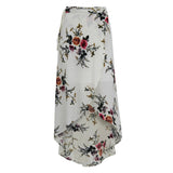 Women's New Products Irregular Split Print Skirt