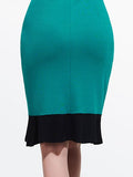 Turndown Collar Women's Sheath Dress