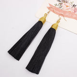 New Fashion Hook Earring Long Tassel Dangle Earrings Fringe Drop Women Jewelry