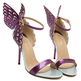 Knot Stiletto Butterfly Bowtie ladies celebrity shoes High Heel Sandals Pumps
