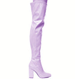 Sexy Party Shoes Woman Over The Knee Boots Girls Fancy Dress High-Heel Women Boots