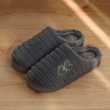 Winter Warm Home Slippers Fashion Plush Cotton Warm Slippers Indoor House Soft Slippers