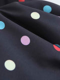 azmodo Spaghetti Strap Prints Dots Women's Day Dress