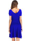 azmodo Round Neck Pullover Women's Day Dress