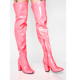 Sexy Party Shoes Woman Over The Knee Boots Girls Fancy Dress High-Heel Women Boots