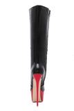 Women Sexy PU Stiletto 16CM Heel Thigh Platform High Boot 2589