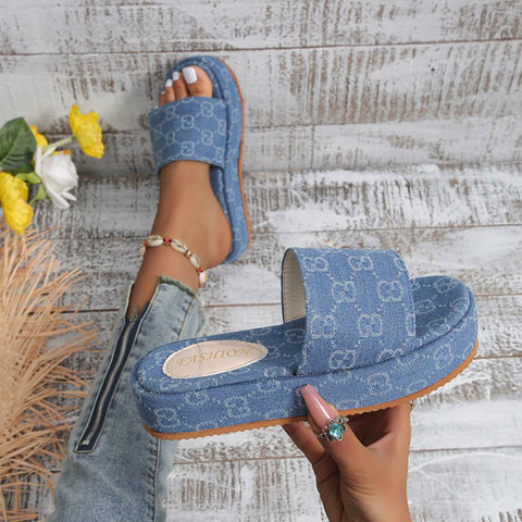 Summer Casual Women Slippers Wedges Women's Plus Size Sandal Sexy Women's Slippers Female Beach Ladies