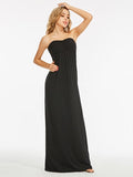 Srtapless Cotton Blends Floor-Length Maxi Dress