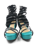 azmodo Trendy Zipper Stiletto Heel Sandals