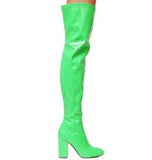 Sexy Party Shoes Woman Over The Knee Boots Girls Fancy Dress High-Heel Women Boots