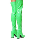 Sexy Party Shoes Woman Over The Knee Boots Girls Fancy Dress High-Heel Women Boots