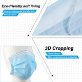 3 ply Non-woven Ear Loop Face Mask,Disposable Surgical Face Mask, 50/box